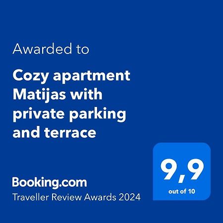 Cozy Apartment Matijas With Private Parking And Terrace Split Exterior photo